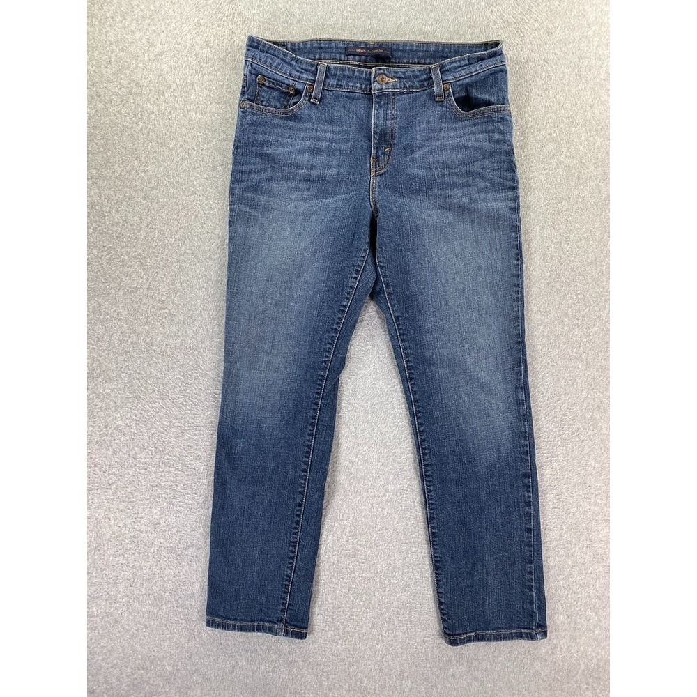 Levi's Mid Rise Skinny Blue Jeans Women's Size 14M Denim Medium Wash (31x28)